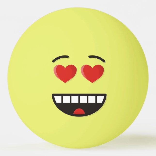 Bolinha De Ping Pong Rosto sorridente com esfera de pinos de pinos de o (Frente)