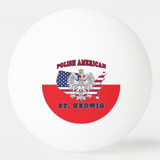 Bolinha De Ping Pong Rua: Hedwig Texas Polonês Americano (Frente)