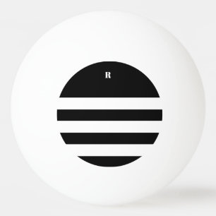 Bolinha De Ping Pong Saco de Tote em Branco e Preto Personalizado