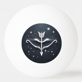 Bolinha De Ping Pong Sagitário Místico Símbolo do Zodíaco