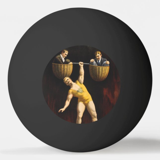 Bolinha De Ping Pong Sandow Eugen Sandow Vaudeville Weightlifter (Frente)