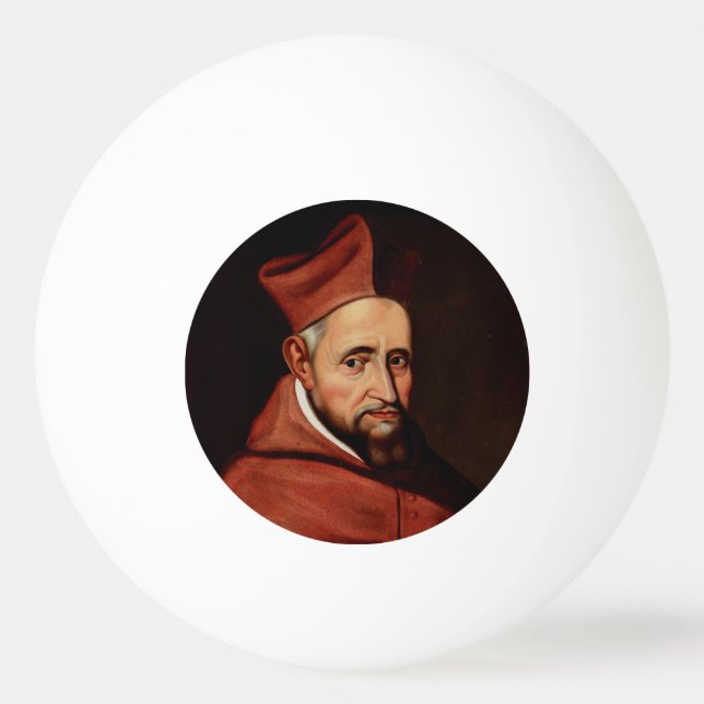 Bolinha De Ping Pong Santo Roberto Belarmino Padroeiro dos Advogados Ca (Frente)