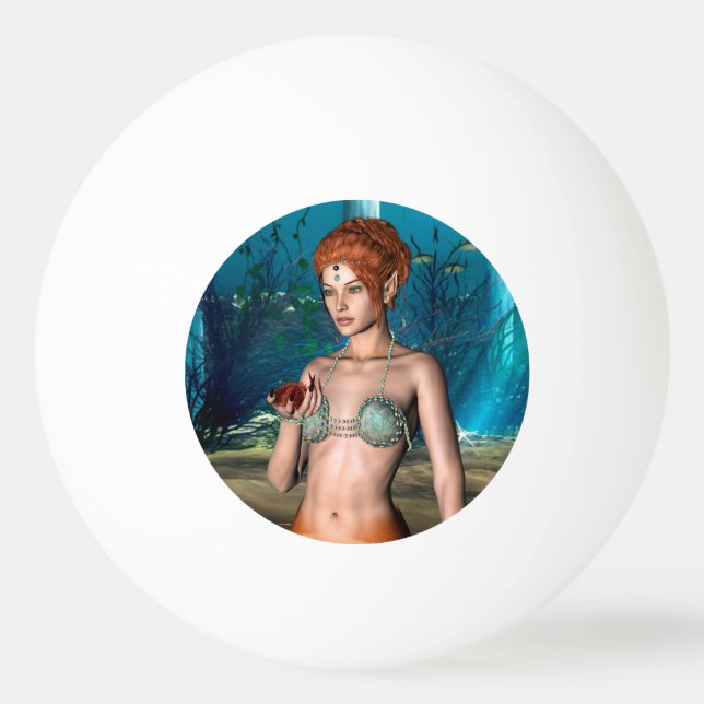 Bolinha De Ping Pong Sereia (Frente)