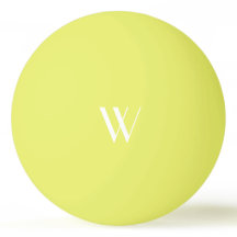 Seu monograma em amarelo