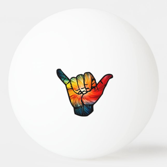 Bolinha De Ping Pong Shaka Rainbow (Frente)