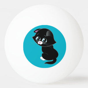 Bolinha De Ping Pong Sibilo triste Pong do gatinho