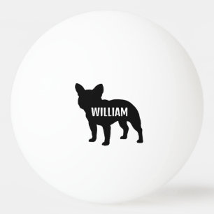 Bolinha De Ping Pong Silhueta de Bulldog Francês