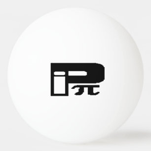 Bolinha De Ping Pong Símbolo de letra minúscula Pi greek