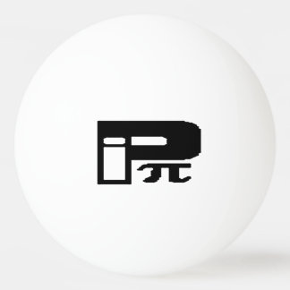 Bolinha De Ping Pong Símbolo de letra minúscula Pi greek