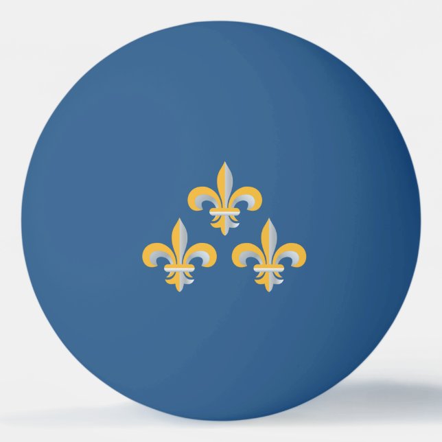 Bolinha De Ping Pong Símbolo Fleur de Lis (Frente)