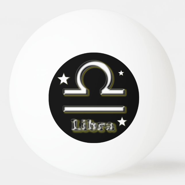 Bolinha De Ping Pong Símbolo Libra (Frente)