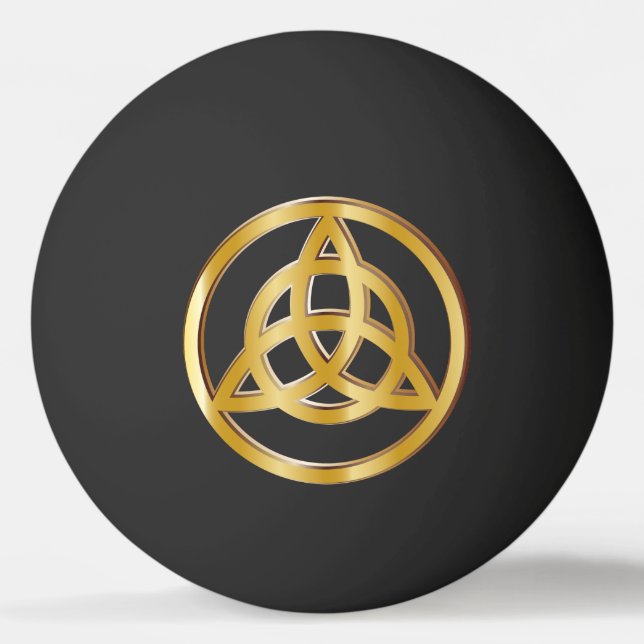Bolinha De Ping Pong símbolo Triquetra (Frente)