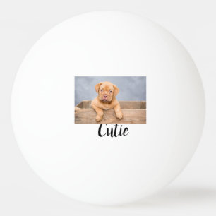 Bolinha De Ping Pong simples e mínimo adicione o nome de foto do seu a
