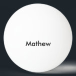 Bolinha De Ping Pong simples letra inicial monograma adicione seu nome<br><div class="desc">design</div>