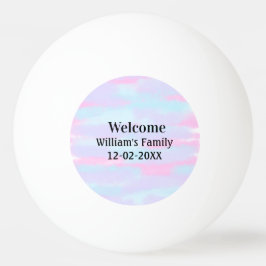 Bolinha De Ping Pong simples logotipo monograma mínimo personalizado be