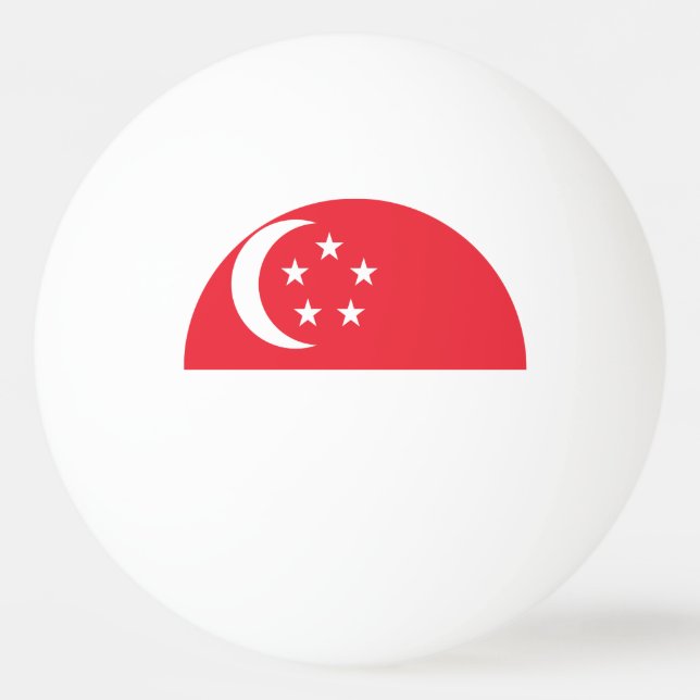 Bolinha De Ping Pong Sinalizador de Singapura (Frente)