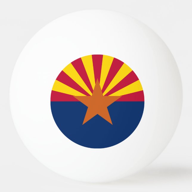 Bolinha De Ping Pong Sinalizador do Estado da arizona (Frente)