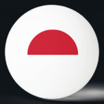 Bolinha De Ping Pong Sinalizador Mônaco<br><div class="desc">Bandeira Patriótica do Mônaco.</div>