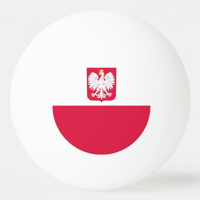 Bolinha De Ping Pong Sinalizador Polônia (Frente)