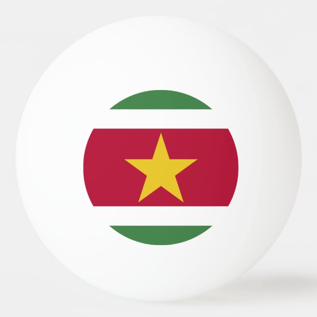 Bolinha De Ping Pong Sinalizador Suriname (Frente)