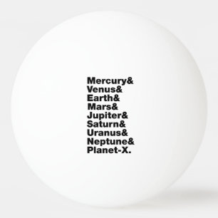 Bolinha De Ping Pong Sistema Solar