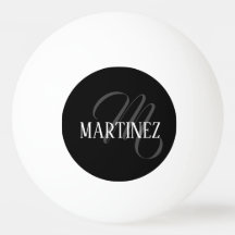 Sobrenome Personalizado Elegante Preto | Nome