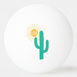 Bolinha De Ping Pong Sobrevivendo à Luz do Sol e ao Período