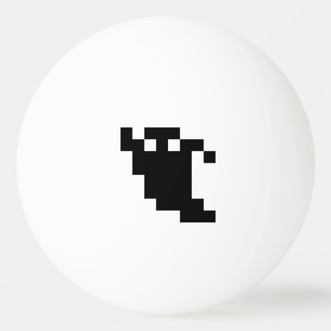 Bolinha De Ping Pong Sombra fantasma de pixel de 8 bits (Frente)