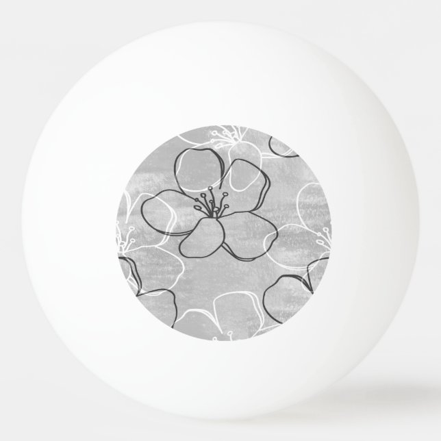 Bolinha De Ping Pong Sonho de Flor de Maçã: Ornamento de Abstrato (Frente)