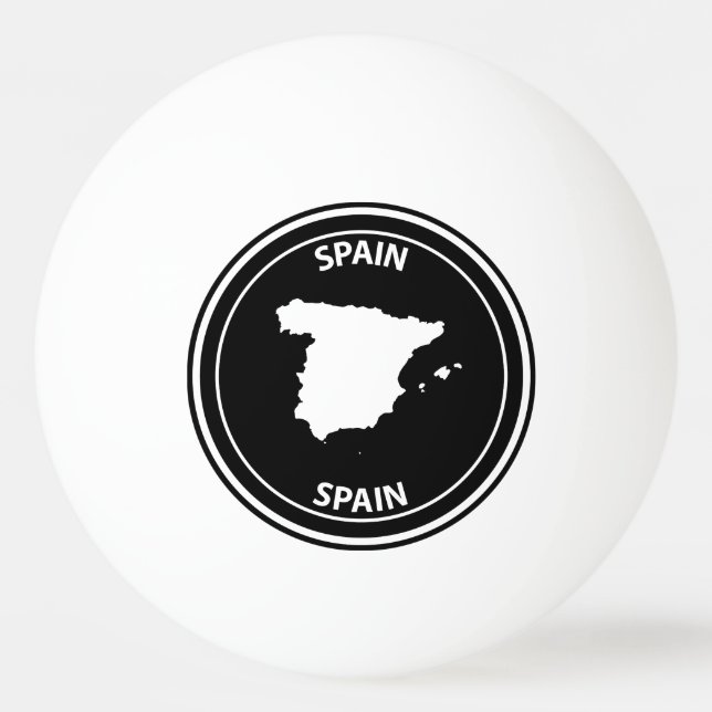 Bolinha De Ping Pong Spain (Frente)
