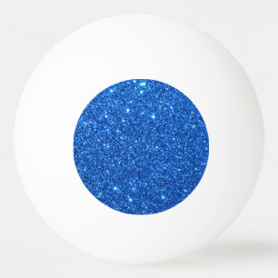Bolinha De Ping Pong Sparkles azuis brilhantes do brilho