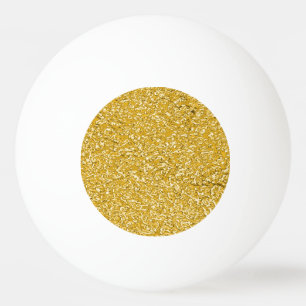 Bolinha De Ping Pong Sparkles PUROS do Splatter do OURO + seu imagem ou