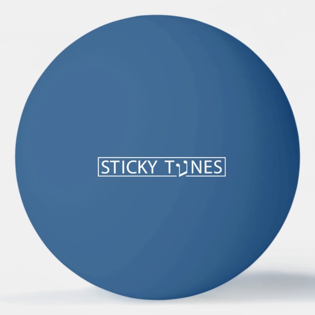 Bolinha De Ping Pong Sticky Tunes | Tischtennisball (Frente)
