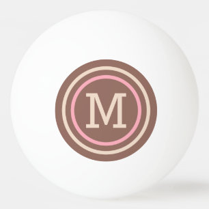 Bolinha De Ping Pong Stripes Padrões monograma personalizado esferas de