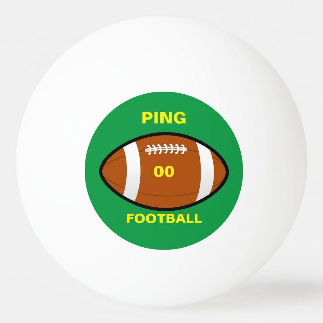 Bolinha De Ping Pong Sua Equipe Futebol Ping Pong Ball (Frente)