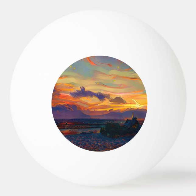 BOLINHA DE PING PONG SUNSET (Frente)