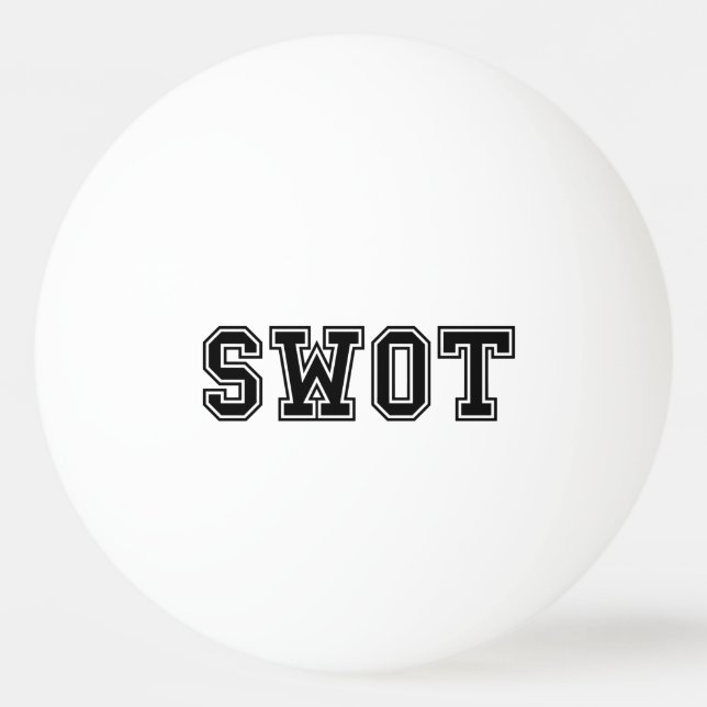 BOLINHA DE PING PONG SWOT (Frente)