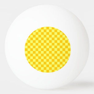 Bolinha De Ping Pong Tabuleiro de damas amarelo da combinação por