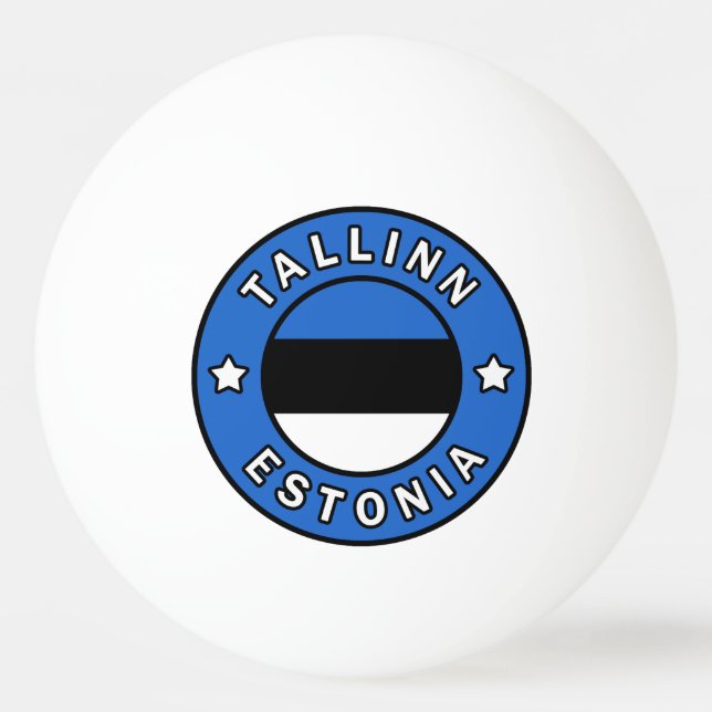 Bolinha De Ping Pong Tallinn Estônia (Frente)