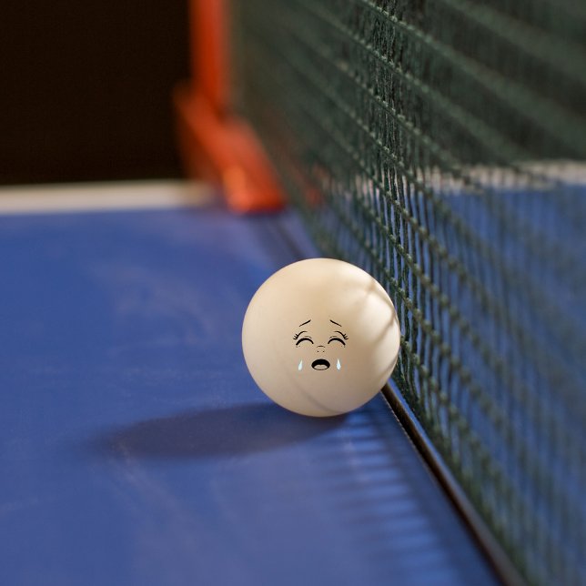Bolinha De Ping Pong Tão Engraçado Chorando Cara Ping Pong Ball (Criador carregado)