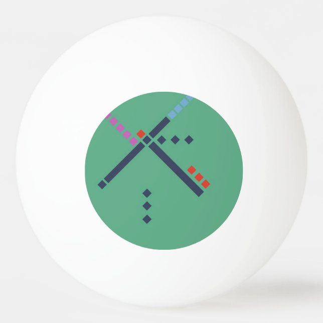 Bolinha De Ping Pong Tapete do aeroporto de PDX (Frente)
