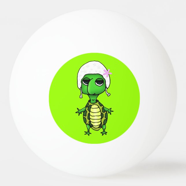 Bolinha De Ping Pong Tartaruga (Frente)