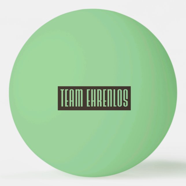 Bolinha De Ping Pong Team Ehrenlos Glow in the Dark Tischtennisball (Verso)