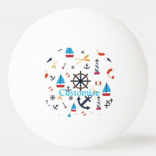 Bolinha De Ping Pong Tema náutico Thunder_Cove