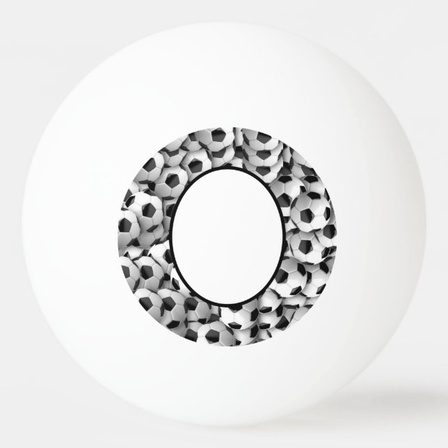 Bolinha De Ping Pong Temático Futebol Personalizado (Frente)