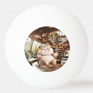 Bolinha De Ping Pong Tempo De Café Gordo E Sassado