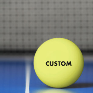 Bolinha De Ping Pong Tênis de Mesa AMARELO Personalizado