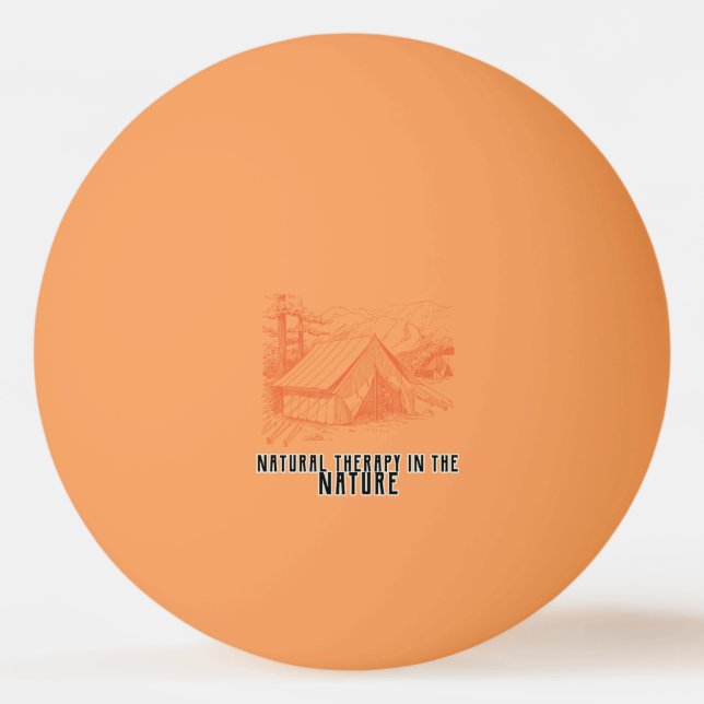 Bolinha De Ping Pong Terapia Natural na Natureza (Frente)