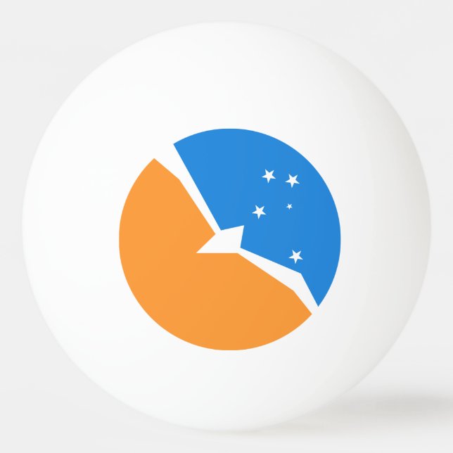 Bolinha De Ping Pong Terra do Fogo (Frente)