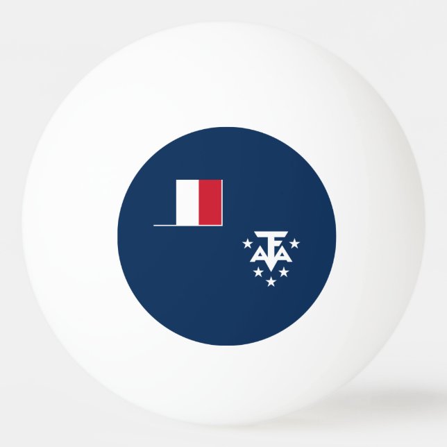 Bolinha De Ping Pong Terras Austrais e Antárticas Francesas (Frente)